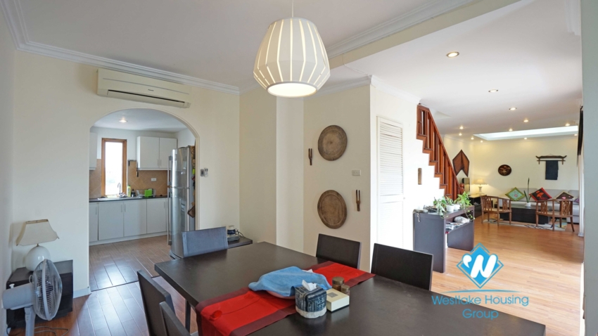 Three bedroom duplex apartment for rent in Hoan Kiem district